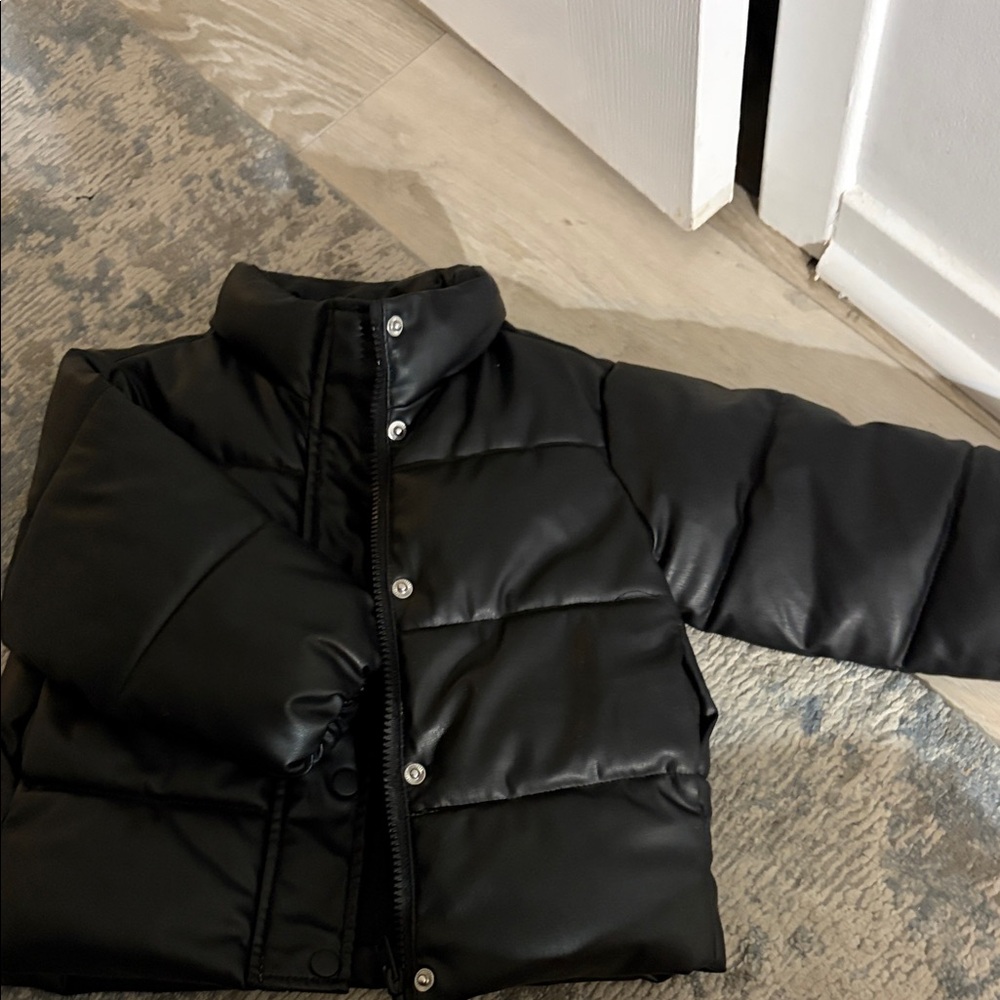 Zara Black Puffer Jacket